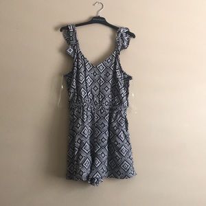 Seafolly tribal jacquard playsuit